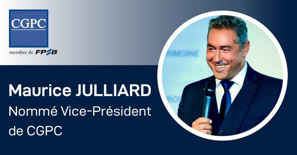 Nomination de Maurice Julliard à CGPC